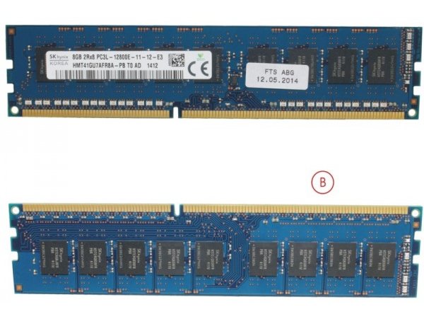 RAM Fujitsu 4 GB DDR3-1600 1Rx8 ub ECC (S26361-F5312-L514)